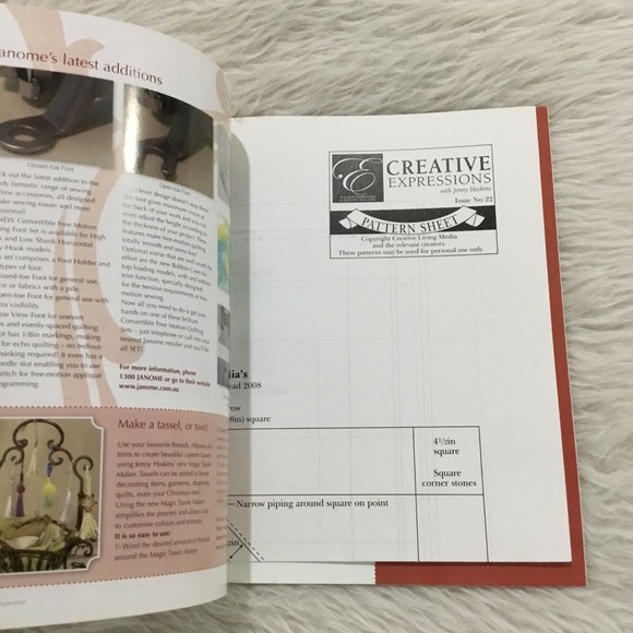 Creative expressions quilting pattern magazine - Picture 2 of 4